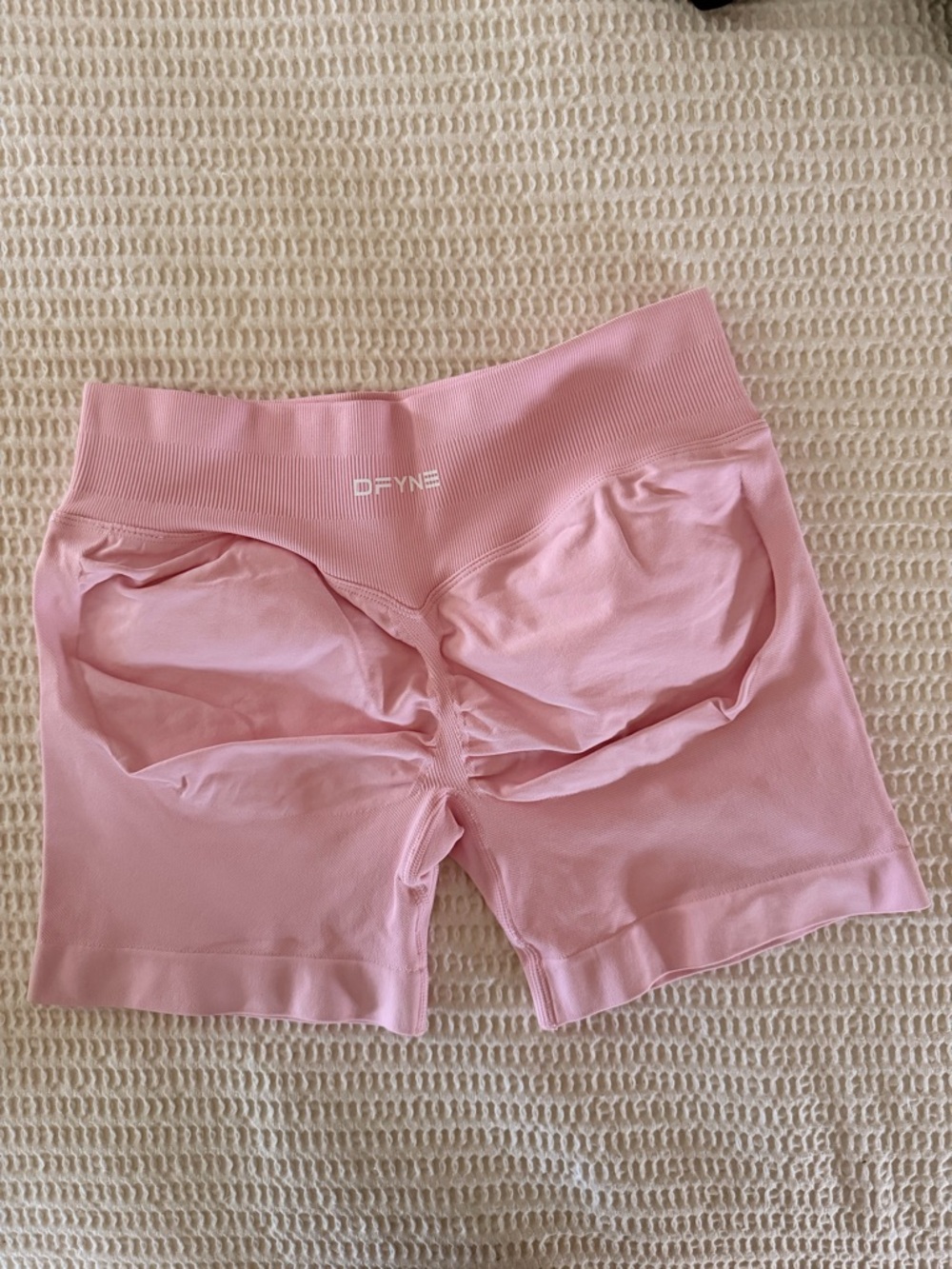 Pair of DFYNE Impact Shorts - Black and Light Pink - Picture 5 of 7